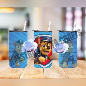 Kids 2 in 1 Chase paw patrol tumbler